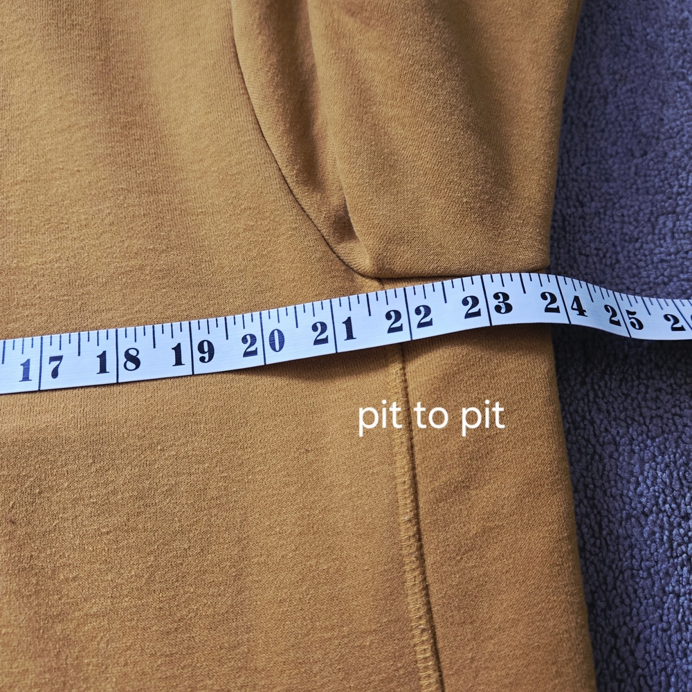 Denim & Flower Men's Half-Zip Sweater - Mustard Gold US L - Picture 5 of 14
